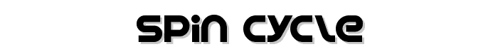 Spin Cycle font